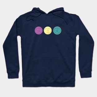 Retro sweets Love Hearts Hoodie